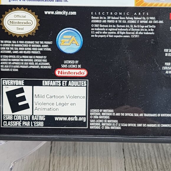 Sim City DS - Nintendo DS 2007 - Great Condition! - Picture 6 of 7